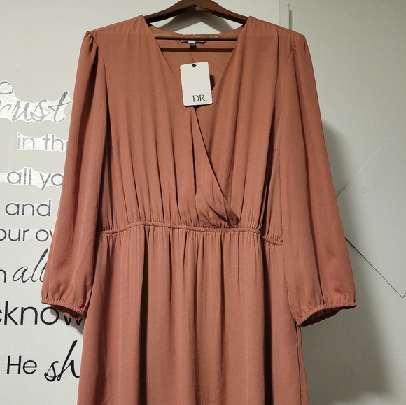 DR2 pink dress. Size XL - Picture 2 of 5